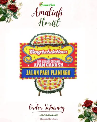 Bunga Papan Congratulation di Karyasari